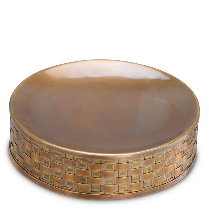 Bowl Lausanne vintage brass finish