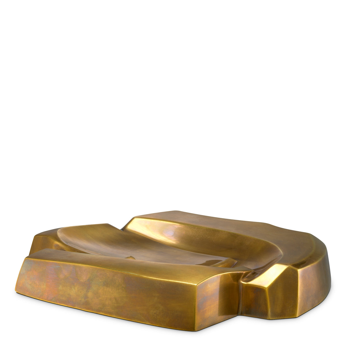 Vintage Brass Bowl Ashcomb | Eichholtzmh.com