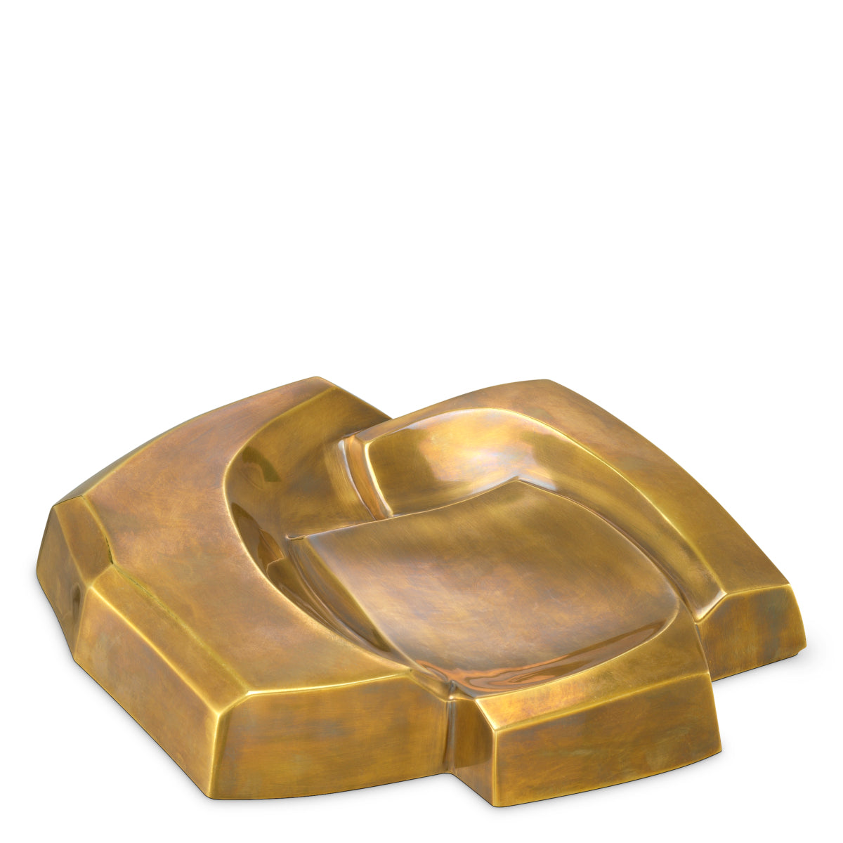 Vintage Brass Bowl Ashcomb | Eichholtzmh.com