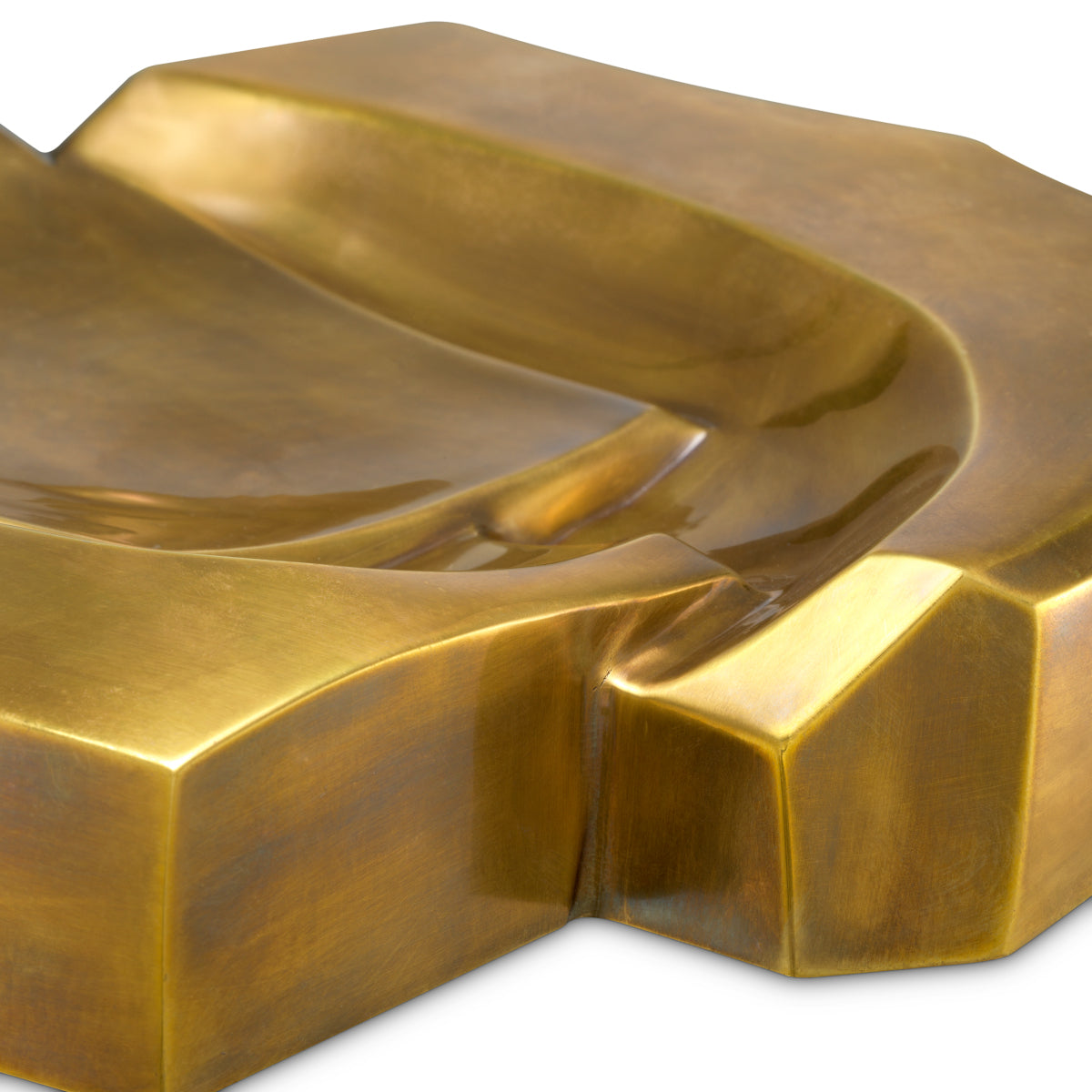 Vintage Brass Bowl Ashcomb | Eichholtzmh.com