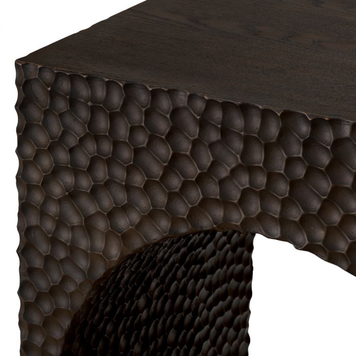 Side Table Caldera ebony oak veneer