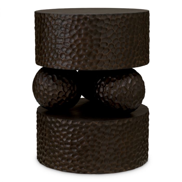 Side Table Thoren ebony oak veneer