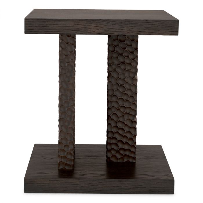 Side Table Bravon ebony oak veneer