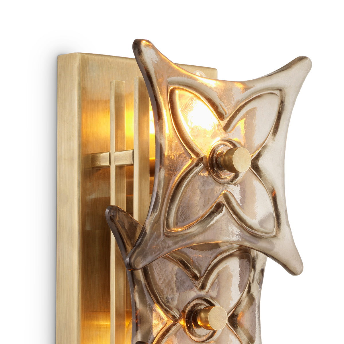 Floral Glass Wall Lamp Silvaris | Eichholtzmh.com