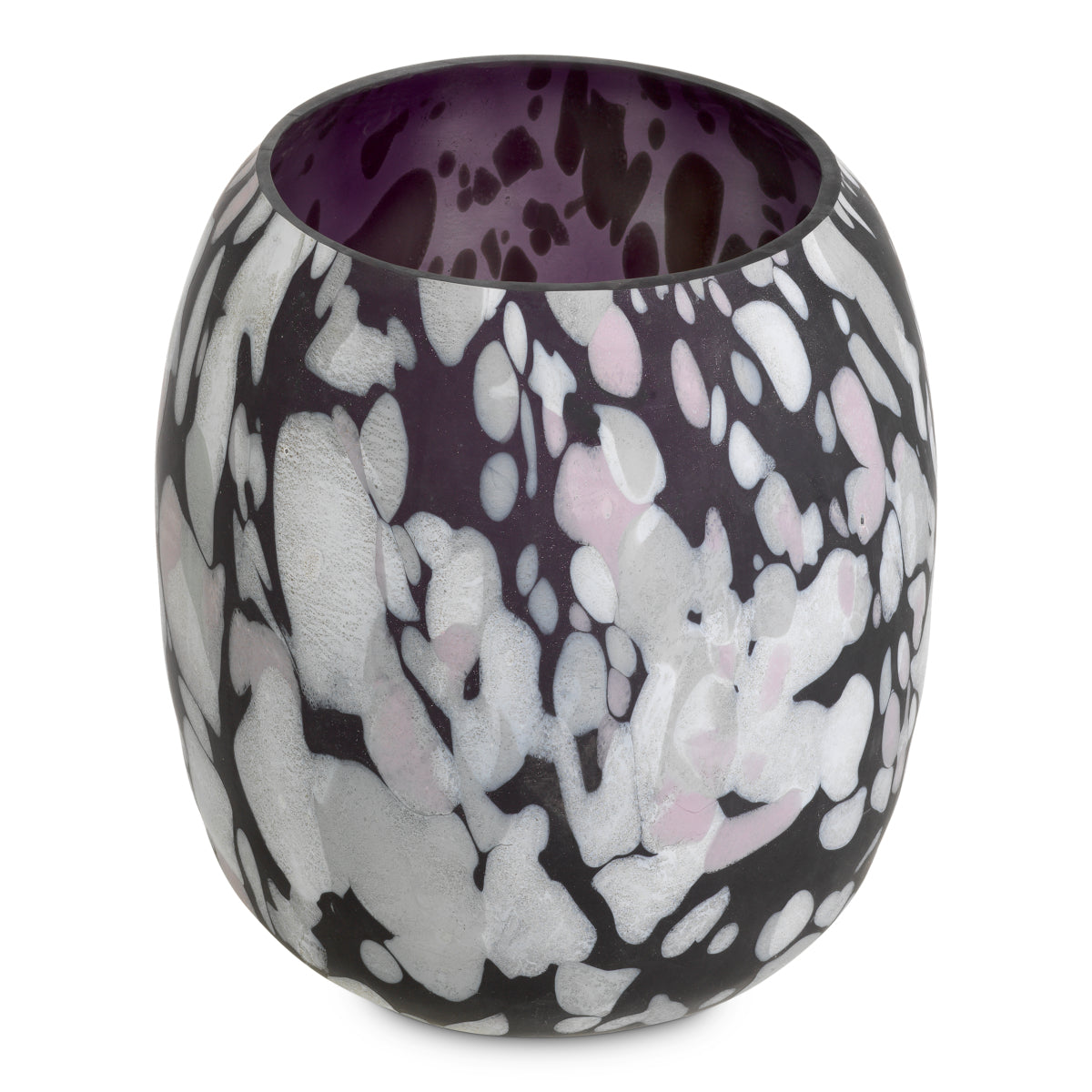 Multi-Colored Glass Vase L Foxdale