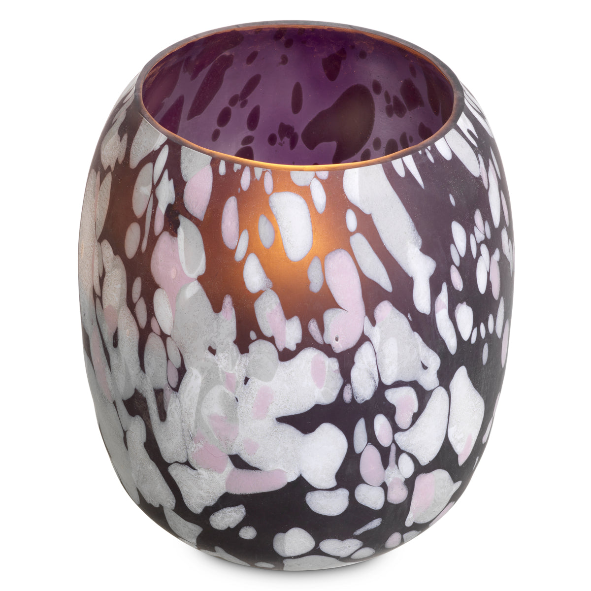 Multi-Colored Glass Vase L Foxdale