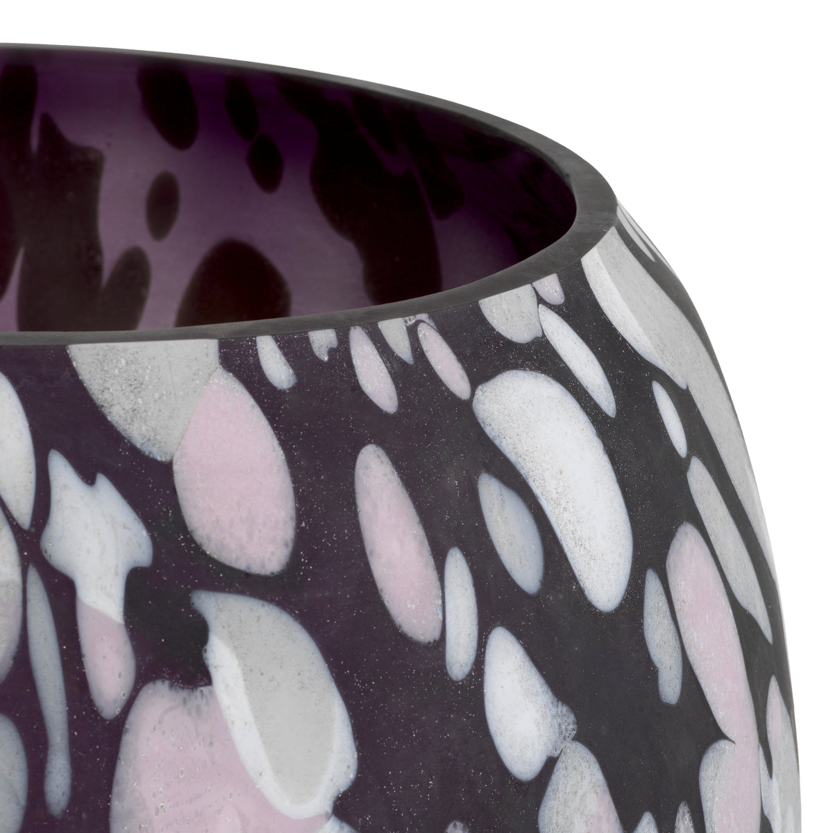 Multi-Colored Glass Vase L Foxdale