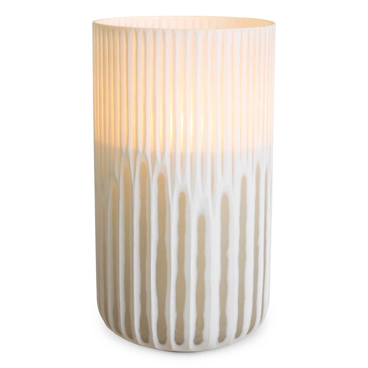 Off-white Glass Hurricane Westgrove | Eichholtzmh.com