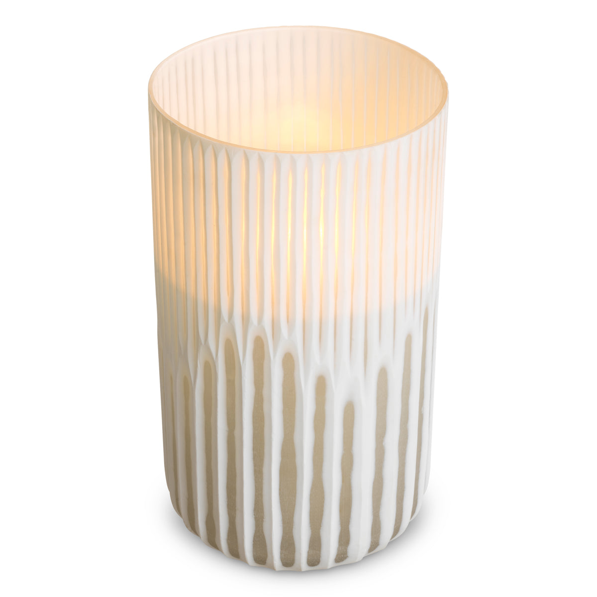 Off-white Glass Hurricane Westgrove | Eichholtzmh.com