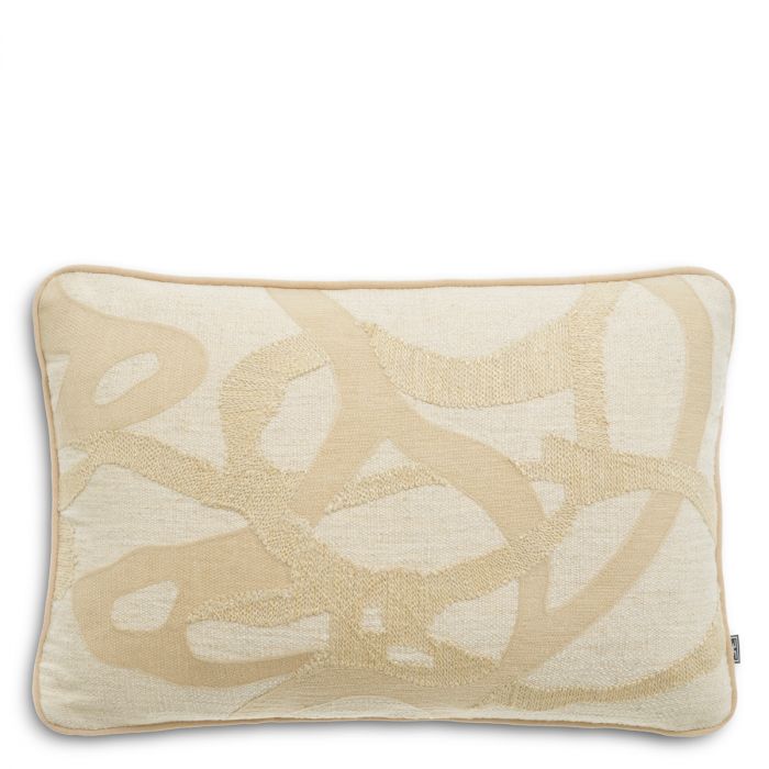 Cushion Saphira rectangular natural