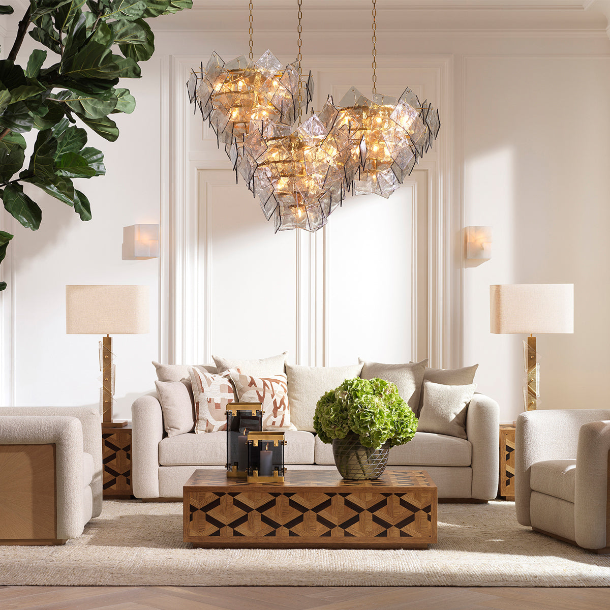 Smoke Glass Chandelier Biltmore | Eichholtzmh.com