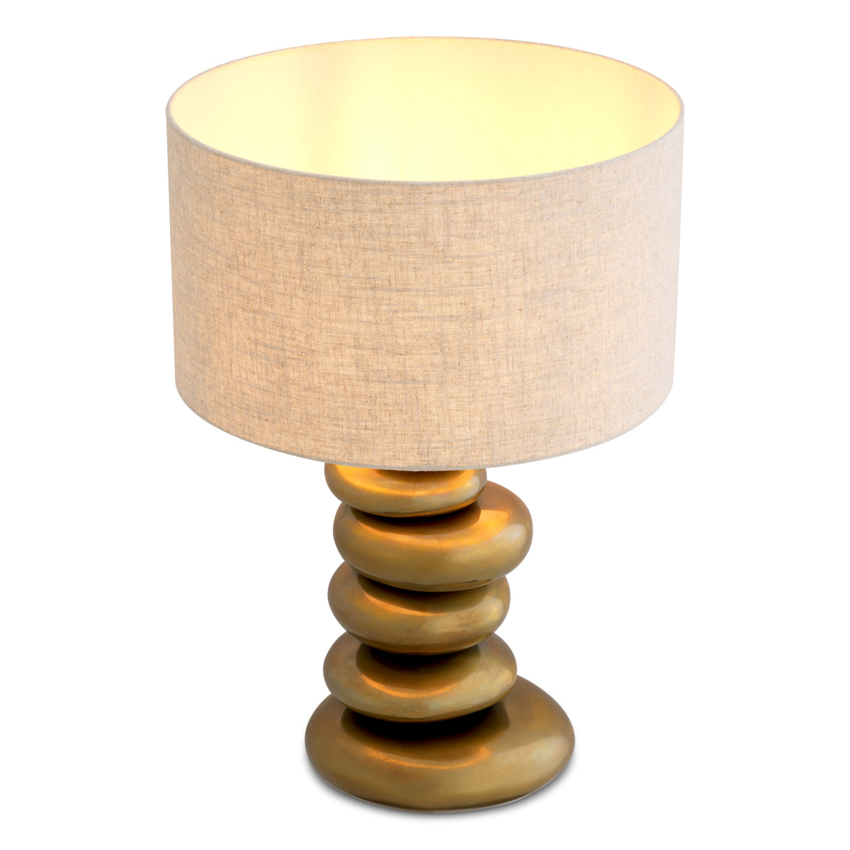 Gold Pebble Table Lamp Kallisto | Eichholtzmh.com