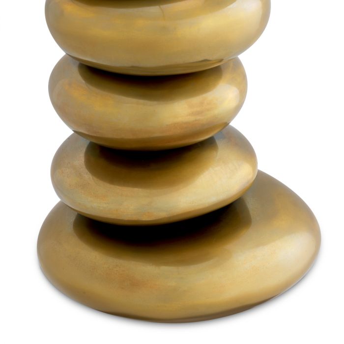 Table Lamp Kallisto vintage brass finish incl shade