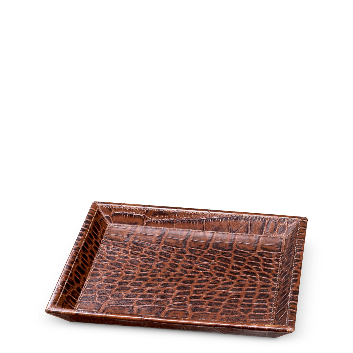 Croco Leather Trays (2) Scaleo | Eichholtzmh.com