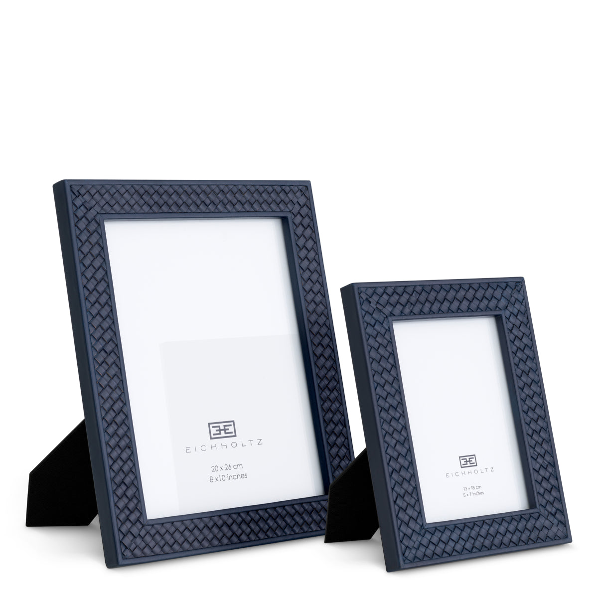 Blue Leather Picture Frames (2) Nivo | Eichholtzmh.com