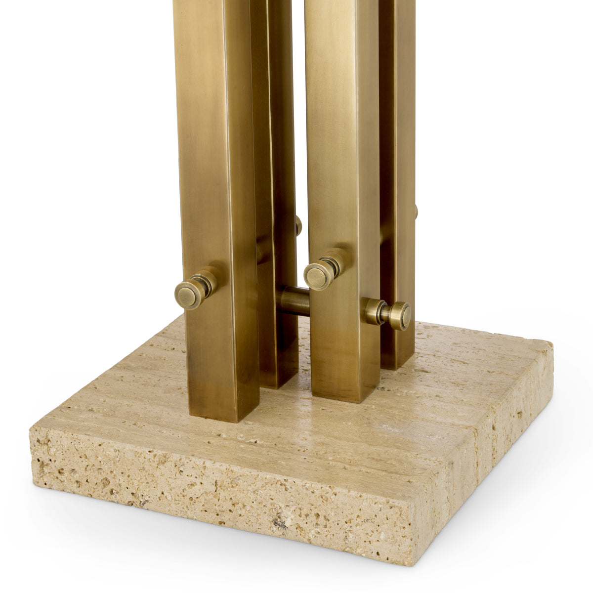 Travertine Base Table Lamp Destino | Eichholtzmh.com