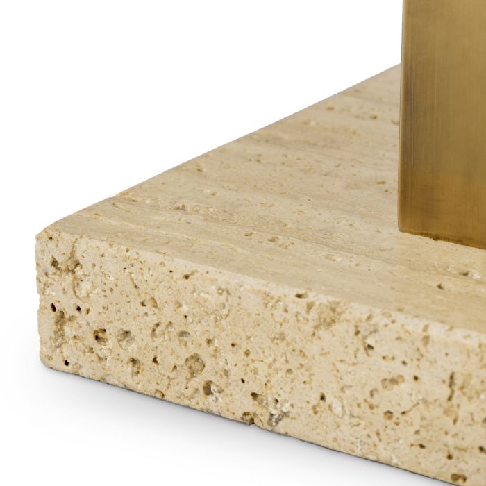 Table Lamp Destino vintage brass finish incl shade