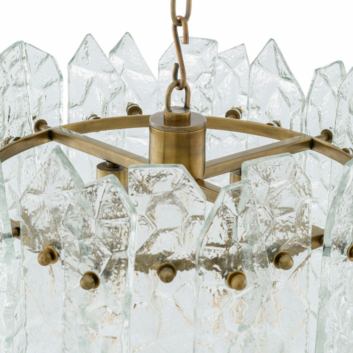 Faceted Glass Chandelier Prati | Eichholtzmh.com