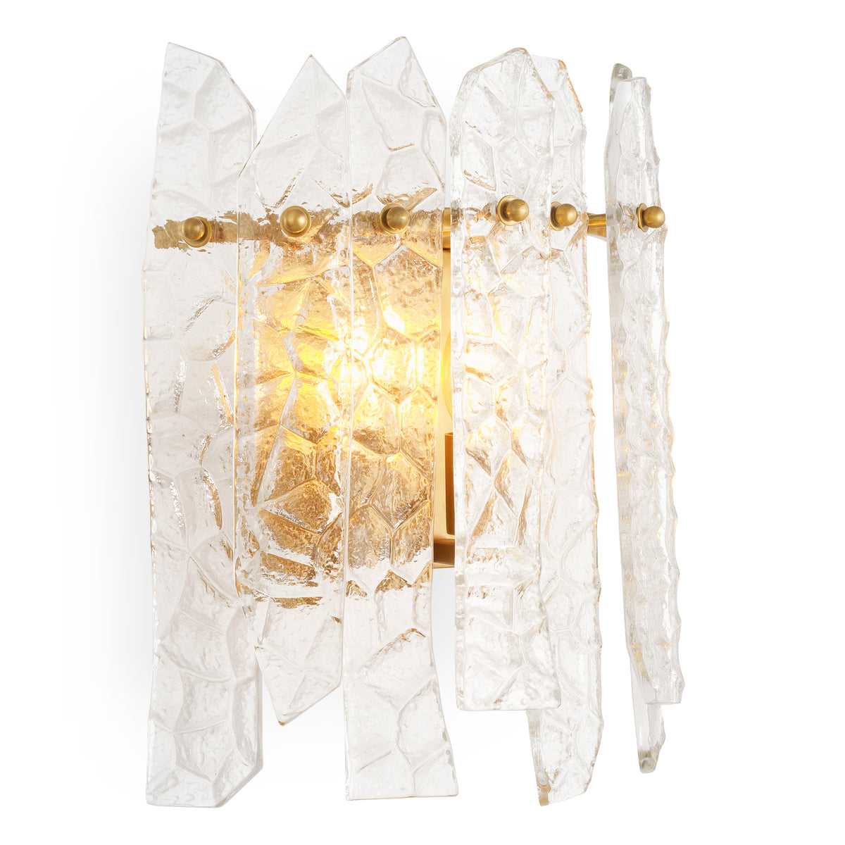 Faceted Glass Wall Lamp Prati | Eichholtzmh.com
