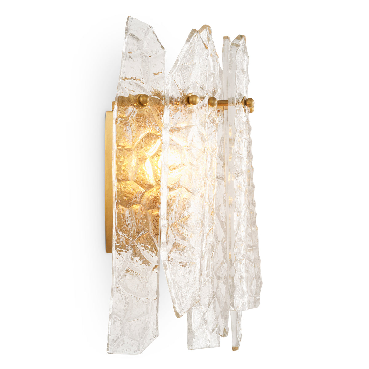 Faceted Glass Wall Lamp Prati | Eichholtzmh.com