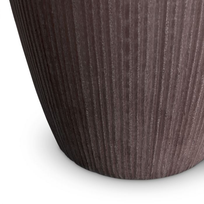 Vase Isandro XL stone finish glass