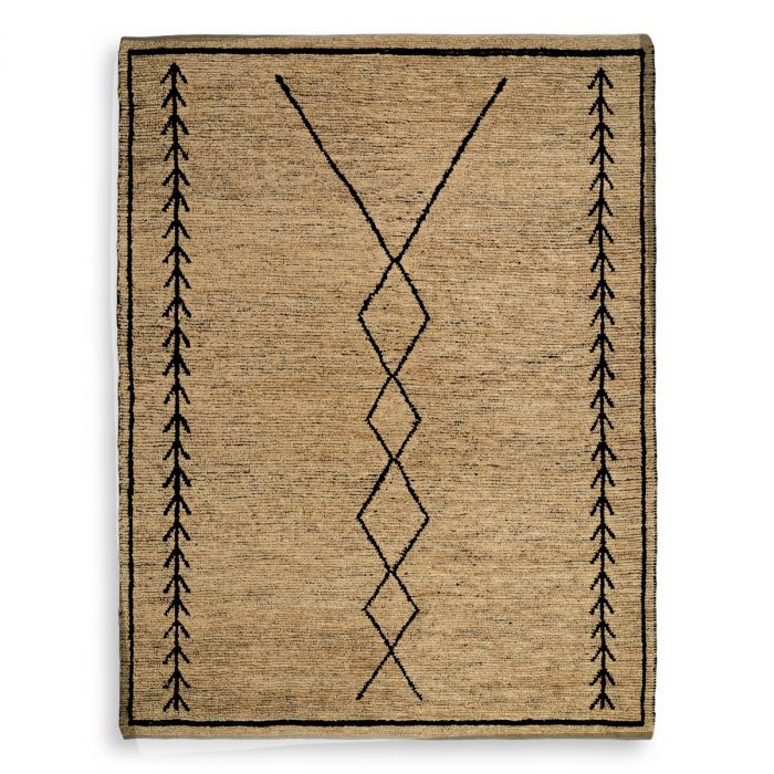 Rug Thornfield beige black 300 x 400 cm