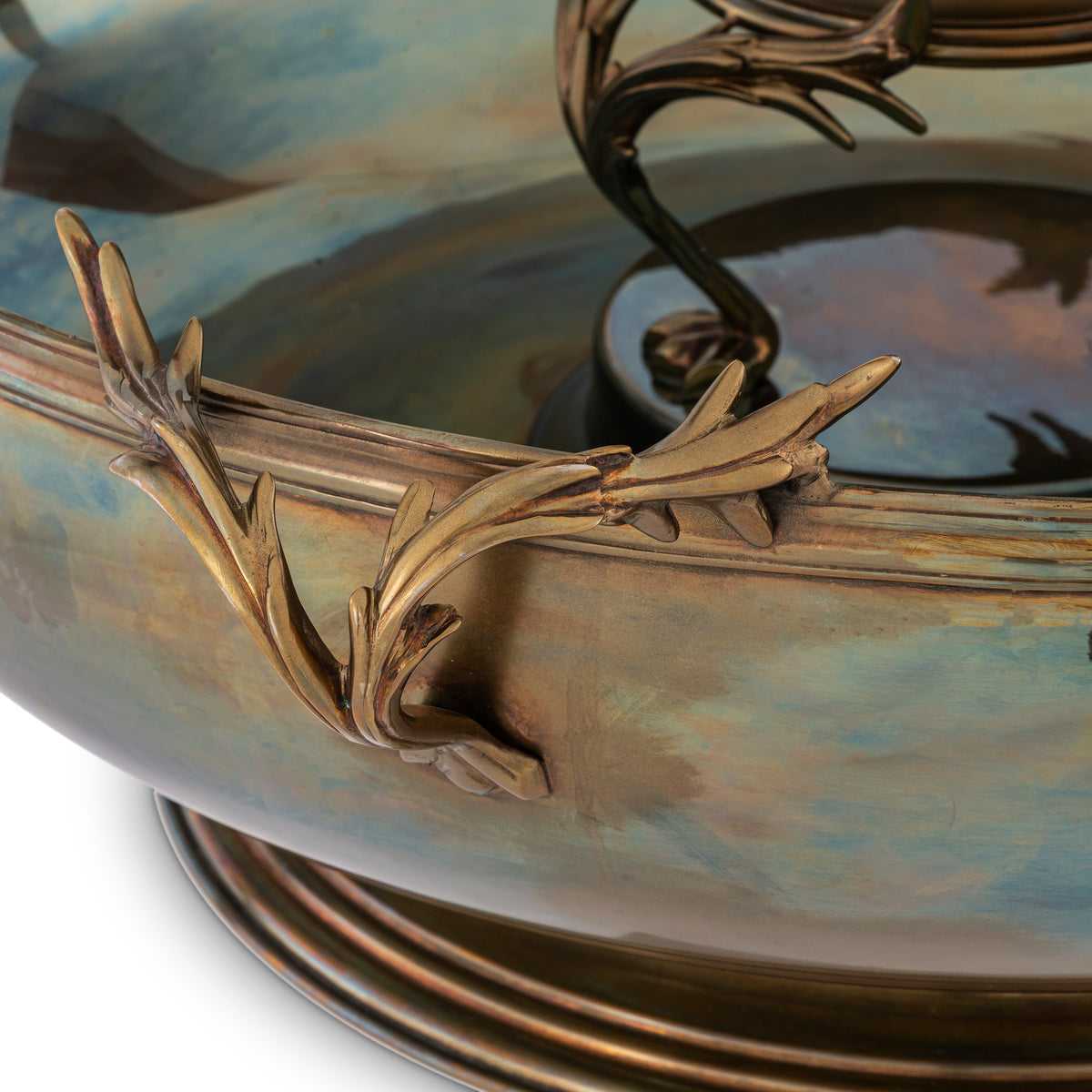 Vintage Brass Sculptural Wine Cooler XXL Prestige | Eichholtzmh.com