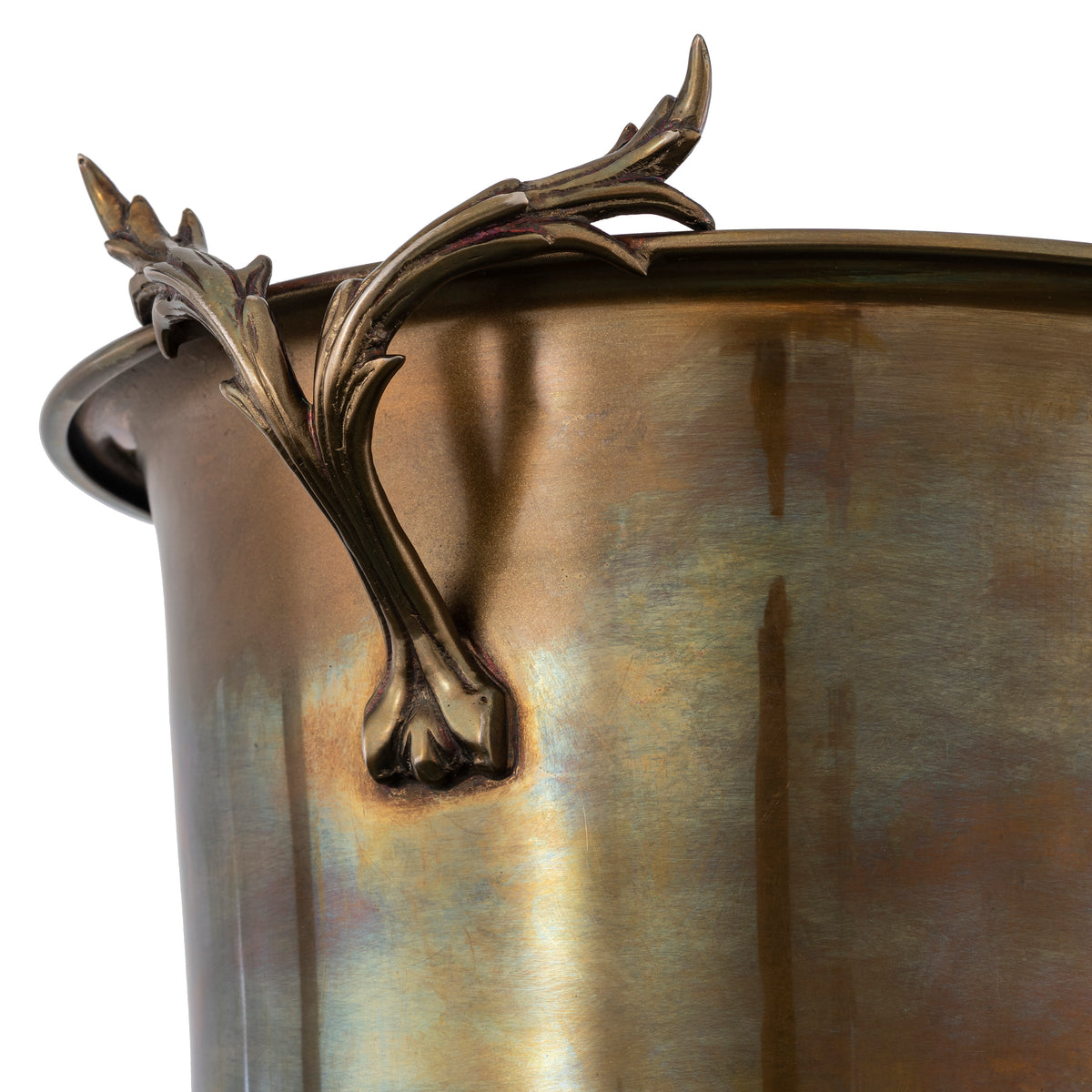 Vintage Brass Sculptural Wine Cooler XXL Prestige | Eichholtzmh.com