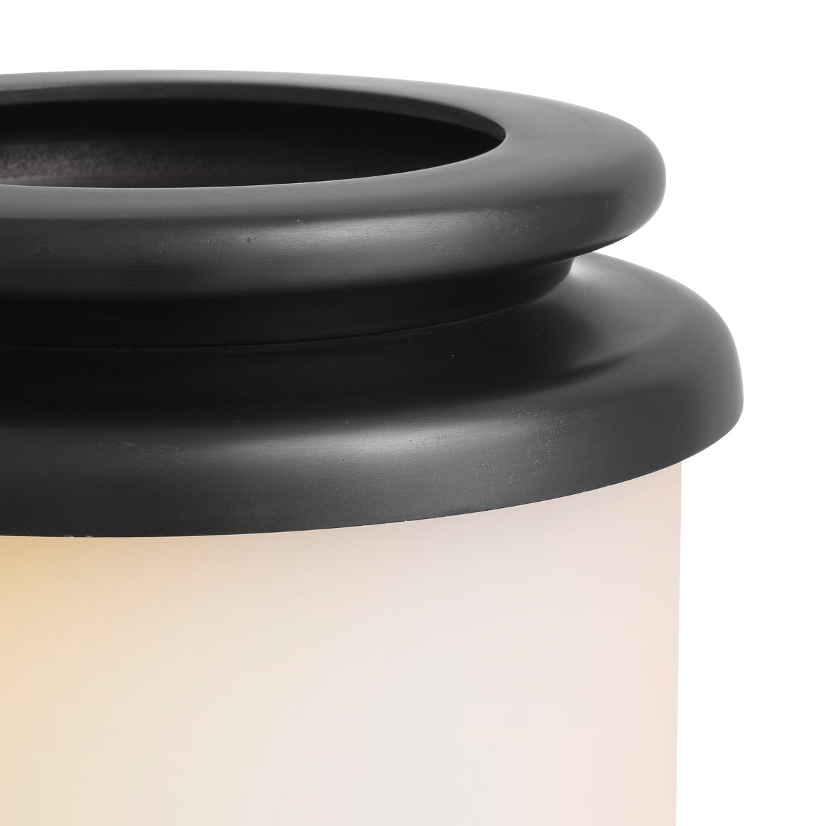 Cylindrical White Glass Hurricane S Carrington | Eichholtzmh.com