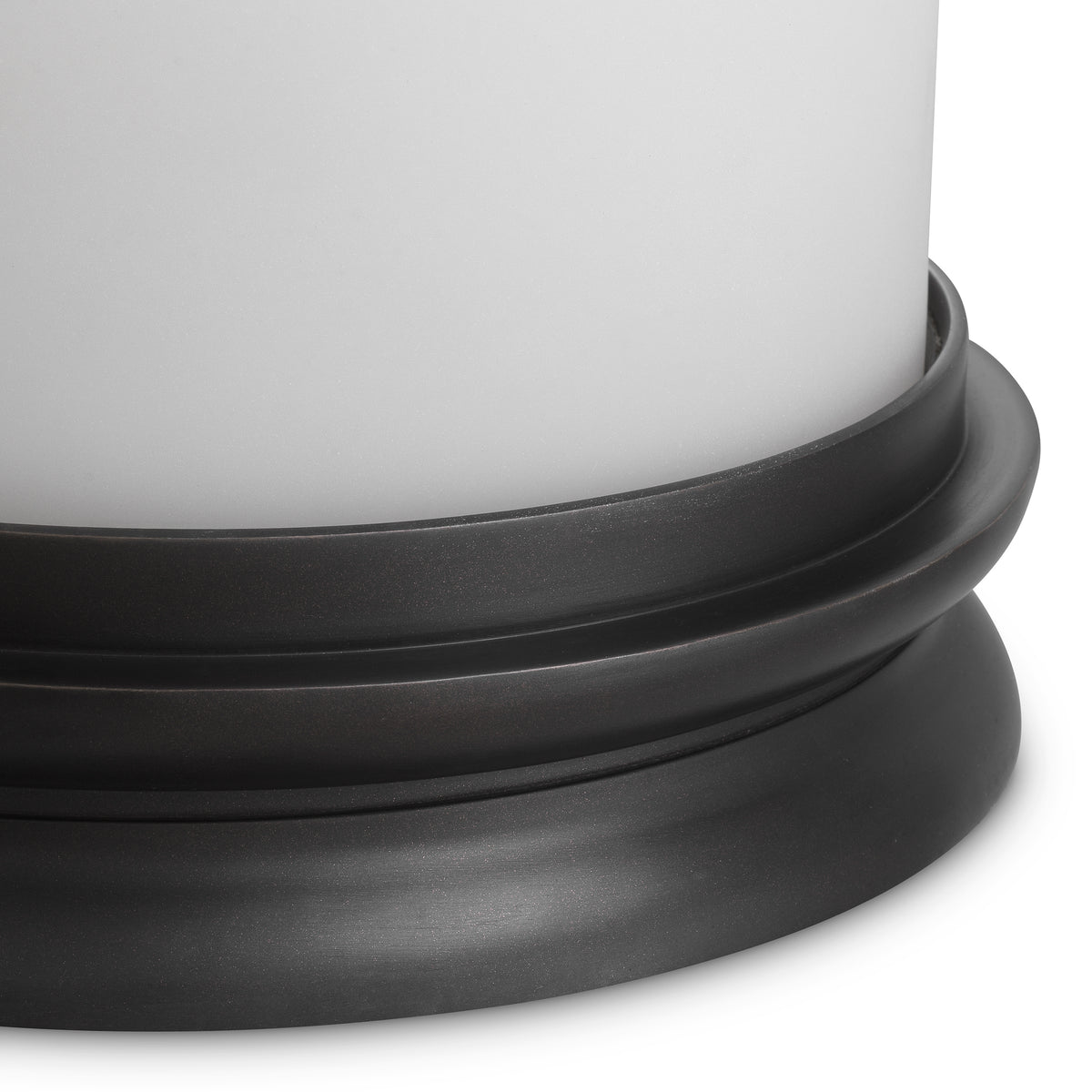 Cylindrical White Glass Hurricane L Carrington | Eichholtzmh.com