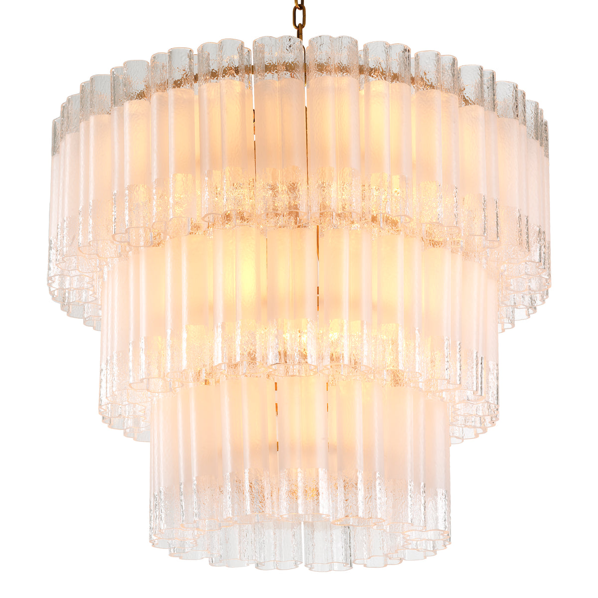 Tiered Glass Tubes Chandelier Denton | Eichholtzmh.com