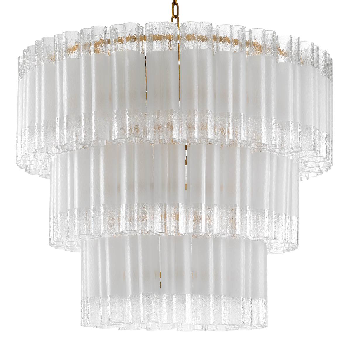 Tiered Glass Tubes Chandelier Denton | Eichholtzmh.com