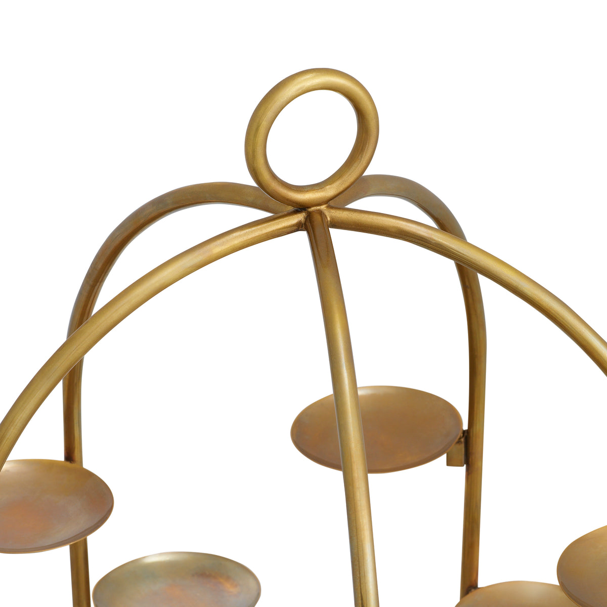 Birdcage-Inspired Brass Cake Stand Alturo | Eichholtzmh.com