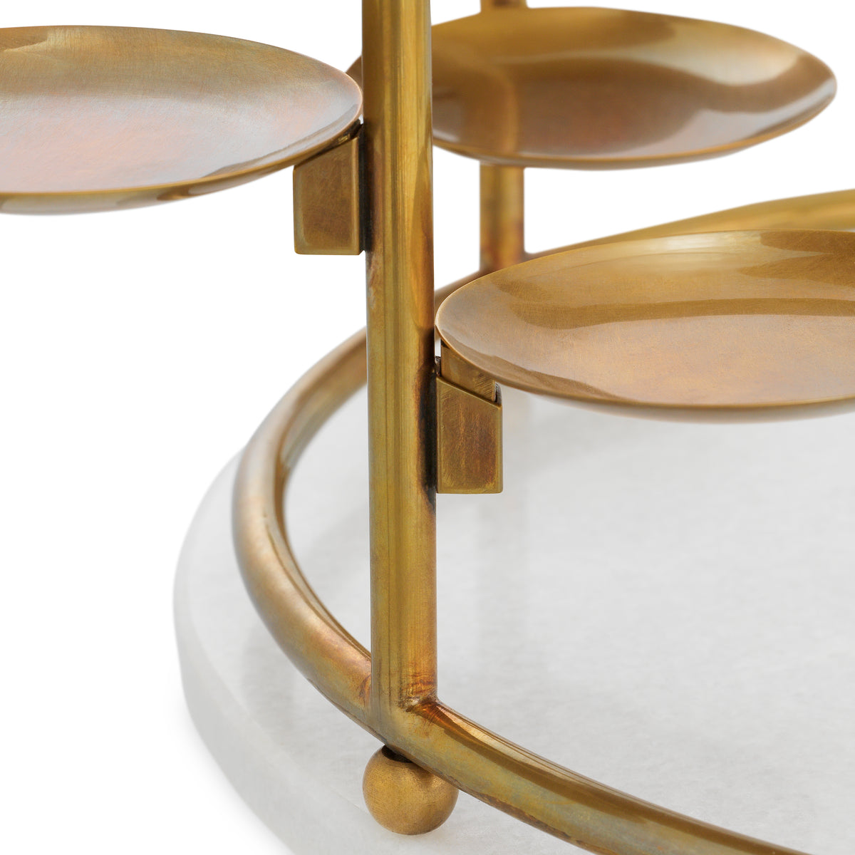 Birdcage-Inspired Brass Cake Stand Alturo | Eichholtzmh.com