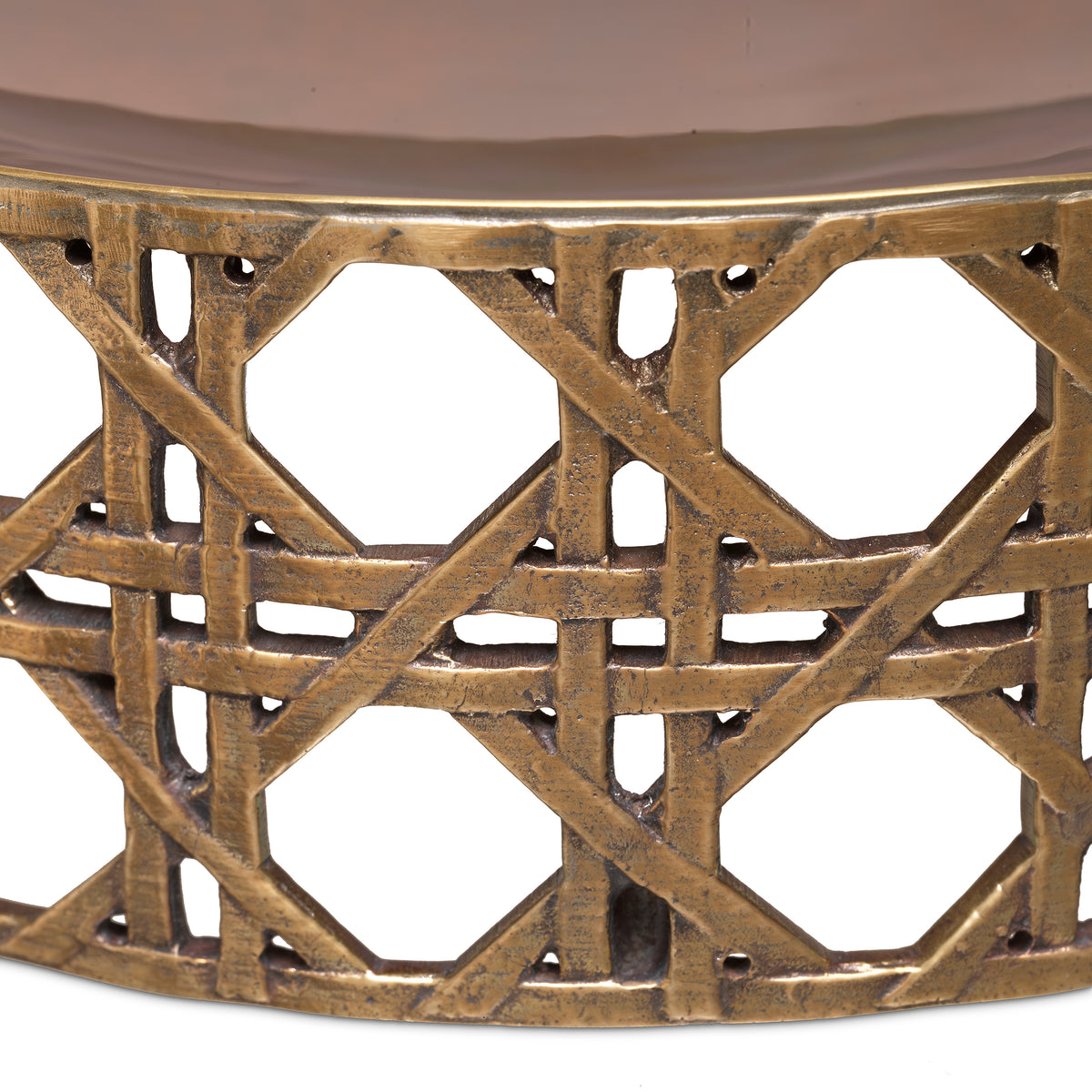 Webbed Vintage Brass Bowl Dameron | Eichholtzmh.com