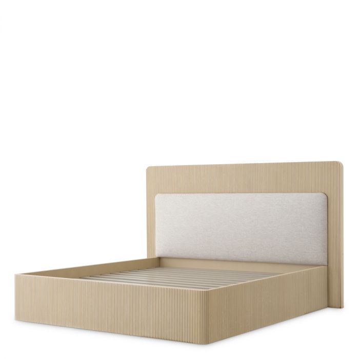 Bed Frame Dimitrios King size washed oak veneer durini natural