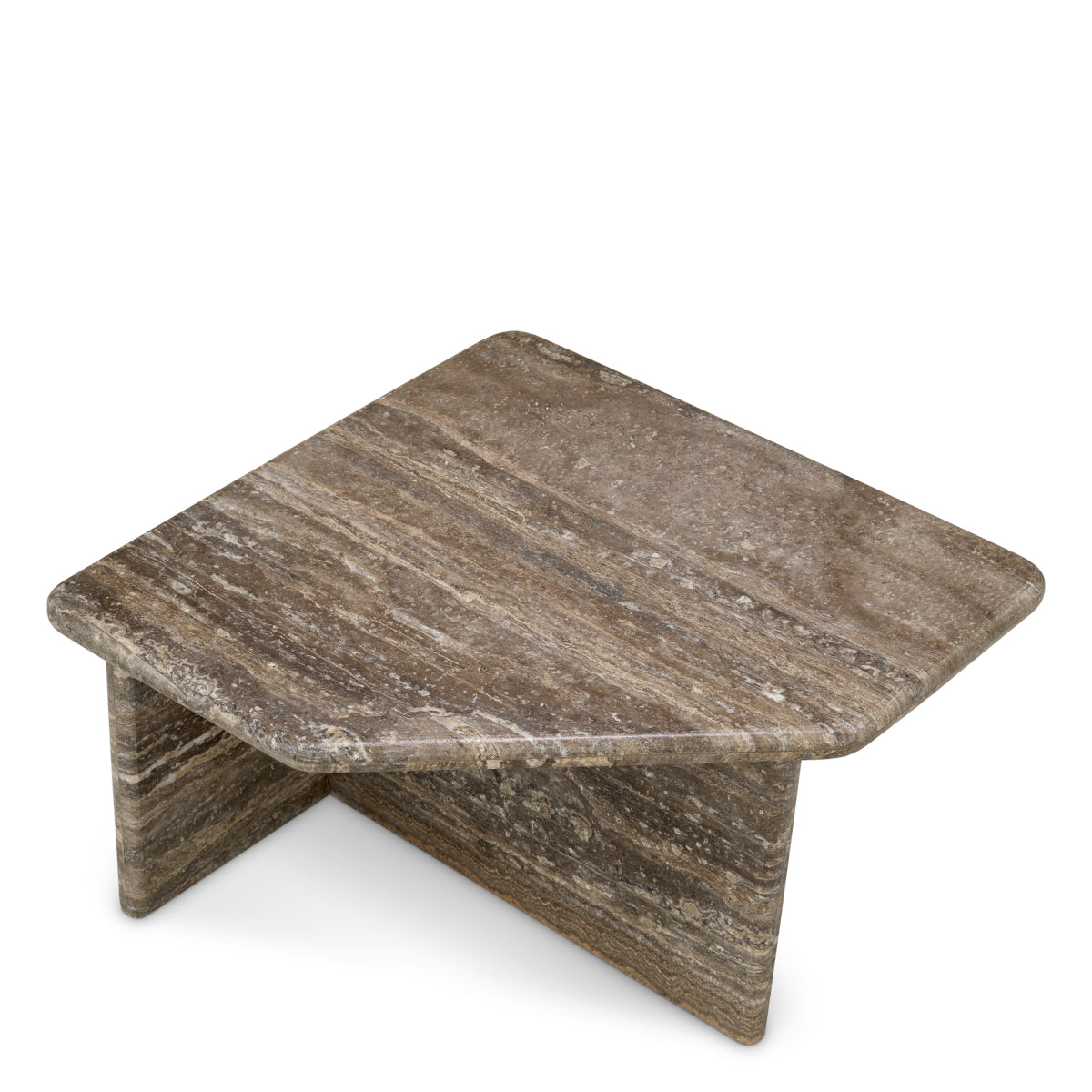 Silver Travertine Coffee Table Ciro | Eichholtzmh.com