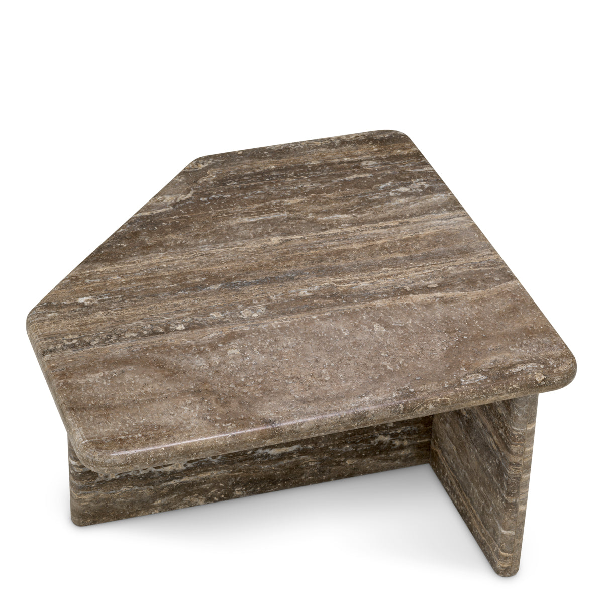 Silver Travertine Coffee Table Ciro | Eichholtzmh.com