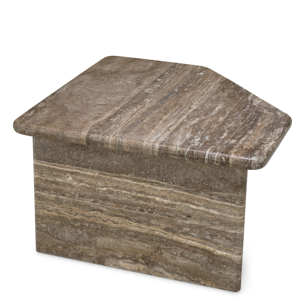 Silver Travertine Coffee Table Ciro | Eichholtzmh.com
