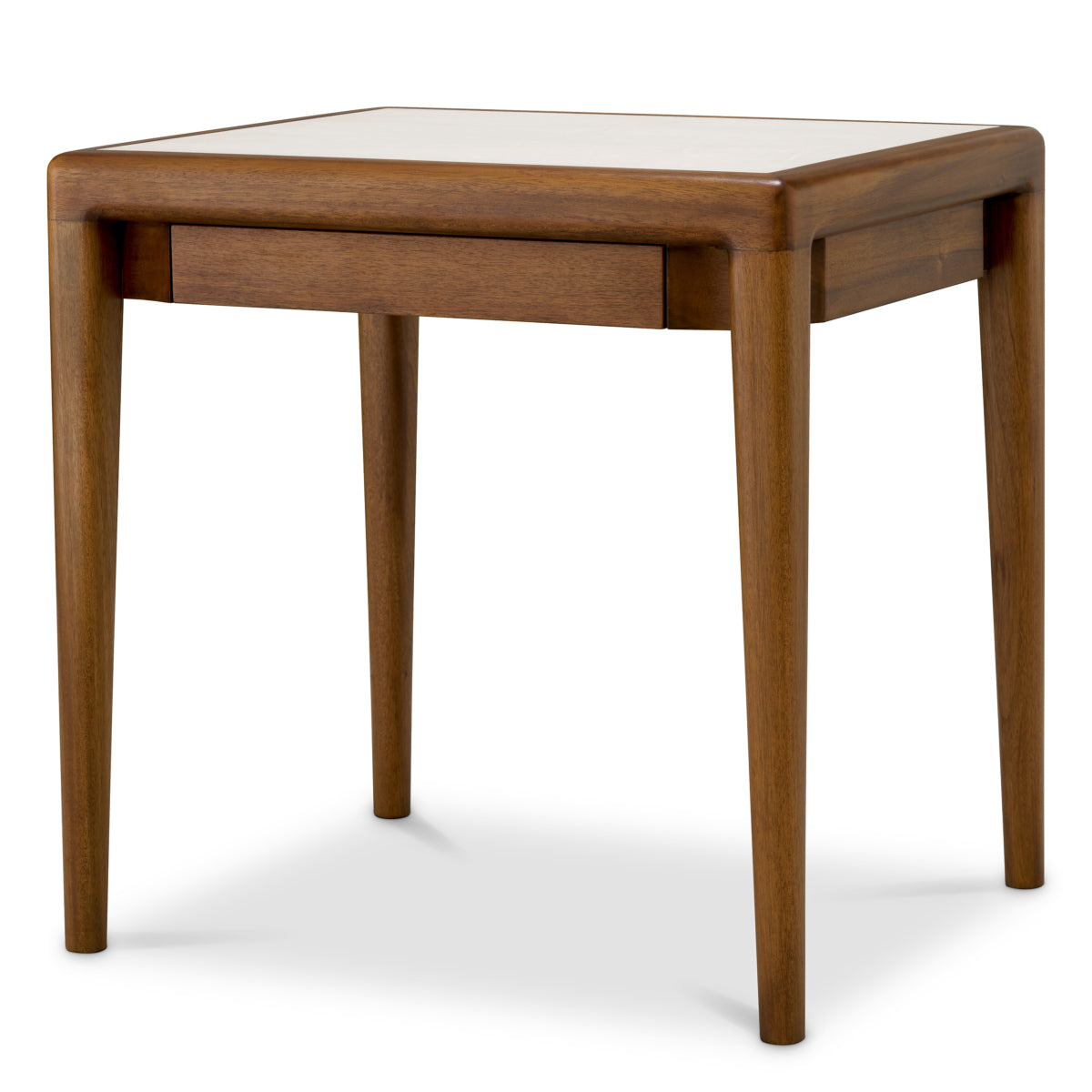 Beige Marble Side Table Hensley | Eichholtzmh.com