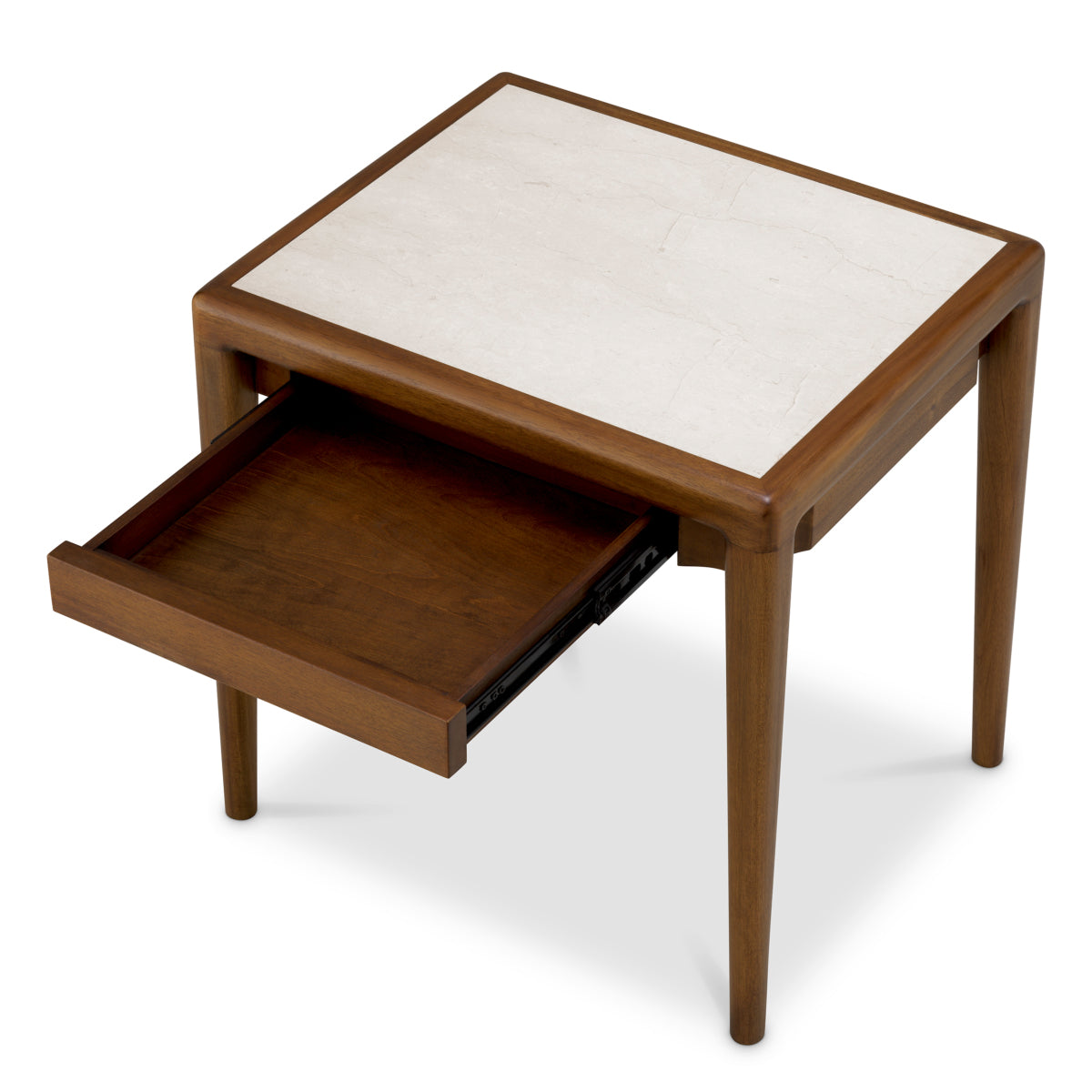 Beige Marble Side Table Hensley | Eichholtzmh.com