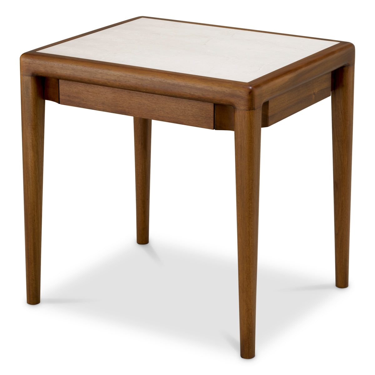 Beige Marble Side Table Hensley | Eichholtzmh.com