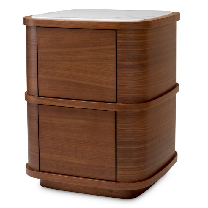 Nightstand Cabana S walnut veneer