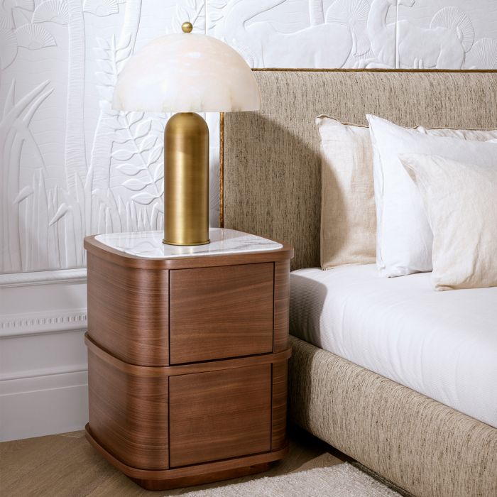 Nightstand Cabana S walnut veneer