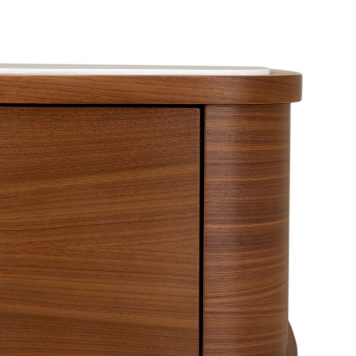 Nightstand Cabana S walnut veneer