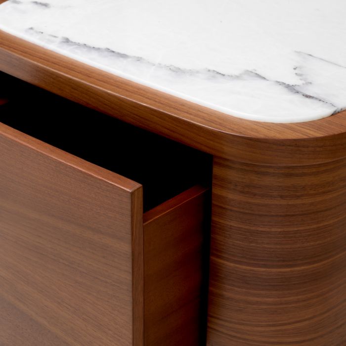Nightstand Cabana S walnut veneer