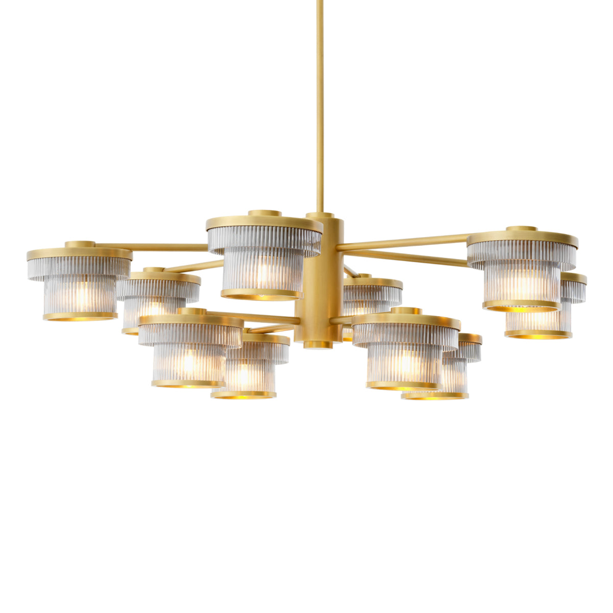 Ribbed Glass Chandelier Andromeda | Eichholtzmh.com