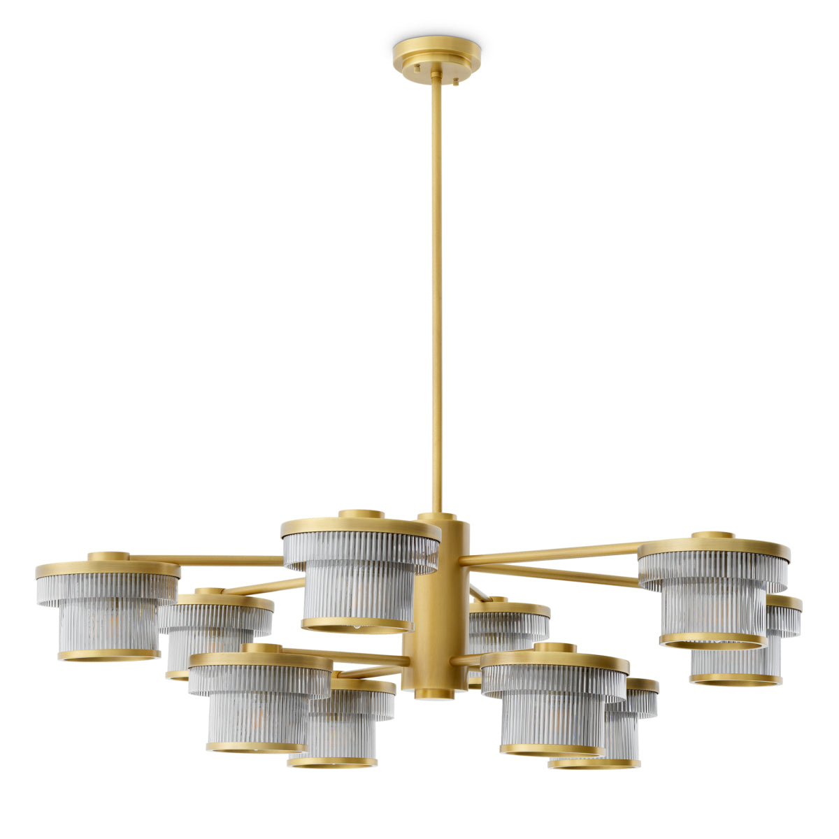 Ribbed Glass Chandelier Andromeda | Eichholtzmh.com