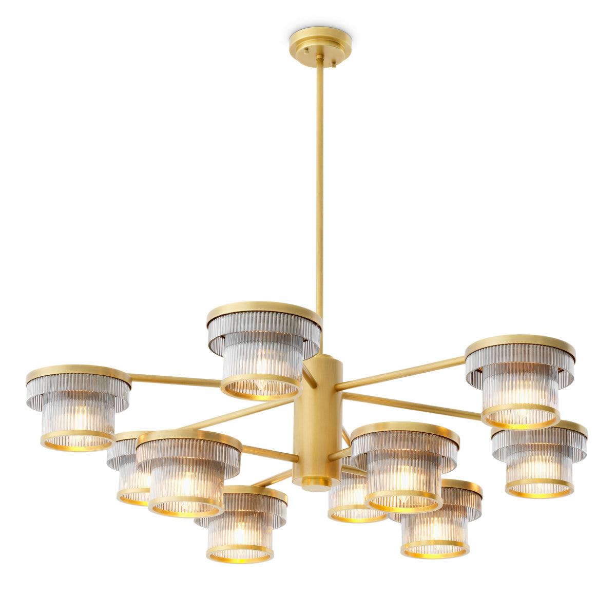 Ribbed Glass Chandelier Andromeda | Eichholtzmh.com