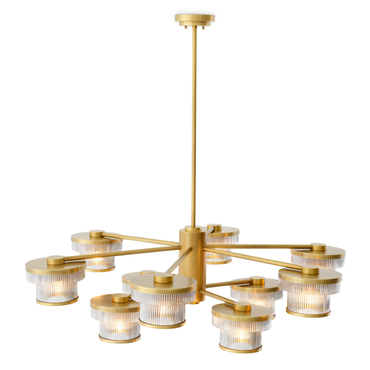 Ribbed Glass Chandelier Andromeda | Eichholtzmh.com